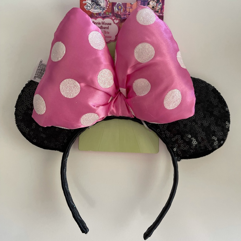 Minnie headband pink